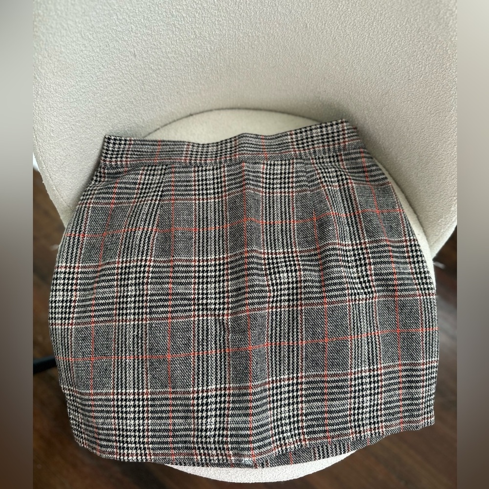 Elegant Plaid Pencil Skirt